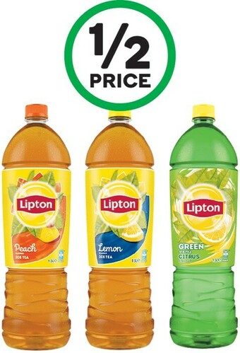Woolworths Lipton Ice Tea Varieties 1.5 Litre offer