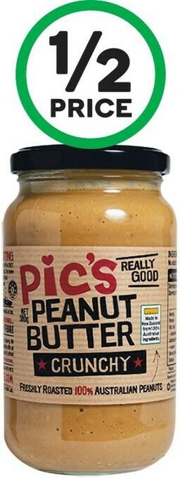 Woolworths Pic’s Peanut Butter 380g offer
