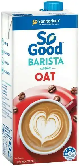Woolworths Sanitarium Barista Milk Oat & Almond Milk 1 Litre offer