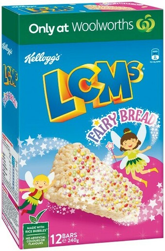 Woolworths Kellogg’s LCMs 240g Pk 12 offer
