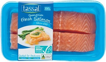 Tassal Tasmanian Atlantic Salmon Skin Off 300g
