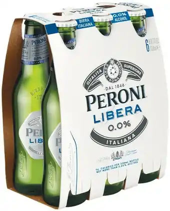 Woolworths Peroni Libera 0.0% 6 x 330ml offer