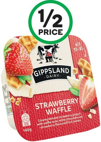 Woolworths Gippsland Dairy Mix-ins 140g offer