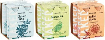 Woolworths Naked Life Mixers 4 x 250ml offer