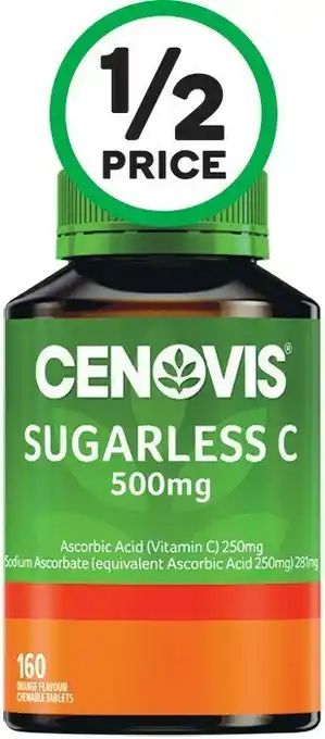 Woolworths Cenovis Sugarless C Tablets Pk 160~ offer