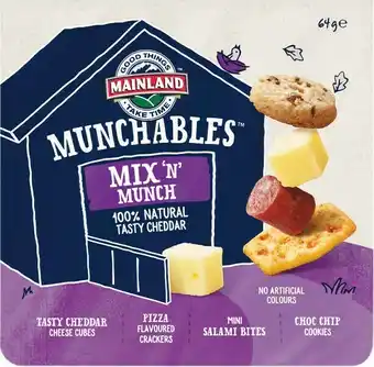 Woolworths Mainland Grazing Platter 69-88g or Munchables 64-83g offer