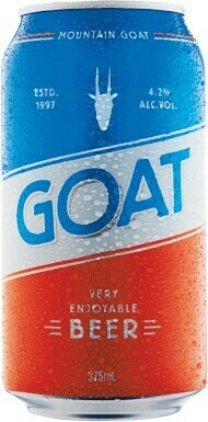 Woolworths Mountain Goat Very Enjoyable Beer Cans 6x375ml offer