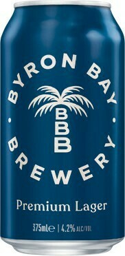 Woolworths Byron Bay Premium Lager Cans 15x375ml offer