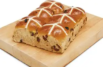 Woolworths Traditional Hot Cross Bun Varieties Pk 6-9* – Excluding Brioche Hot Cross Bun Varieties offer