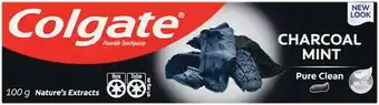 Woolworths Colgate Nature's Extracts Charcoal Mint Toothpaste 100g offer