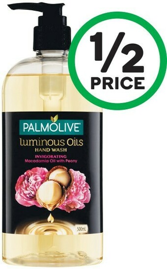 Woolworths Palmolive Luminous Oils Liquid Hand Wash 500ml offer