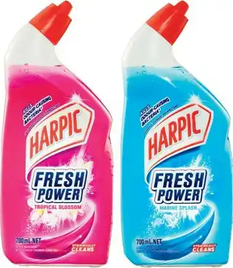 Coles Harpic Fresh Power Toilet Cleaner 39g or Toilet Cleaning Liquid 700mL offer