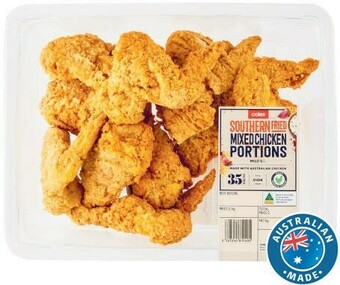 Coles Coles RSPCA Approved Chicken Portions Southern Fried offer