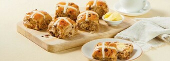 Coles Coles Hot Cross Buns 3 Pack, 6 Pack or 9 Pack offer