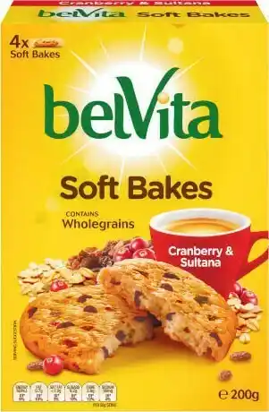 Coles Belvita Soft Bakes, Sandwich or Mini Biscuits 120g-253g offer