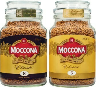 Coles Moccona Freeze Dried Instant Coffee 200g offer