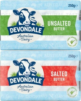 Coles Devondale Butter Block 250g offer