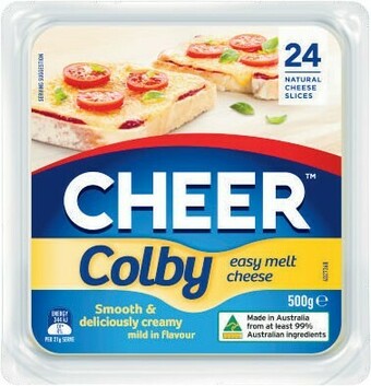 Coles Cheer Cheese Slices 500g offer