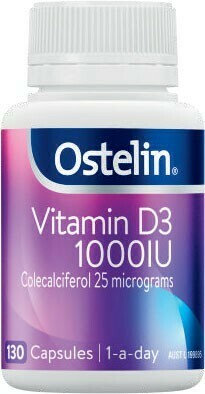 Coles Ostelin Vitamin D3 1000IU Capsules 130 Pack offer