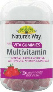 Coles Nature’s Way Adult Vita Gummies Multivitamin 120 Pack offer