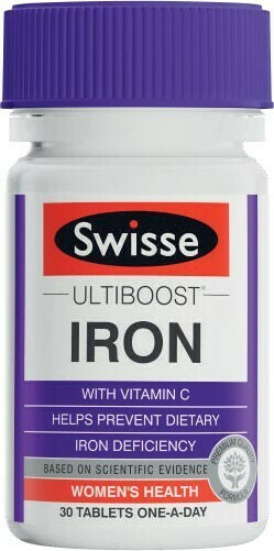 Coles Swisse Ultiboost Iron Tablets 30 Pack offer