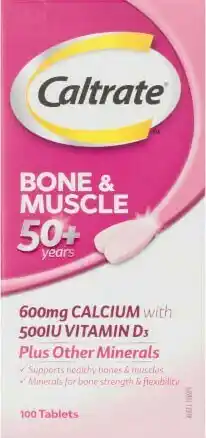 Coles Caltrate Bone & Muscle 50+ 100 Pack offer