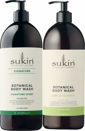 Coles Sukin Botanical Body Wash Pump 1 Litre offer
