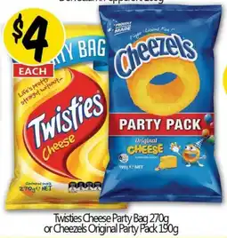 NQR Twisties Cheese Party Bag offer