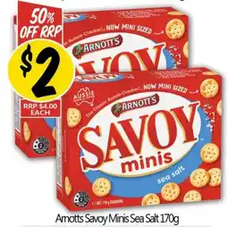 NQR Arnott's Savoy Minis Sea Salt offer