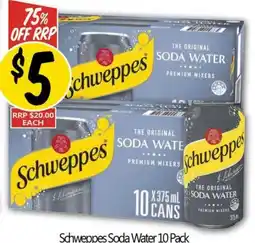 NQR Schweppes Soda Water offer
