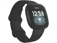Officeworks Fitbit Versa 3 Smart Fitness Watch Black offer
