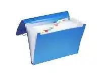 Officeworks Keji Expanding File 13 Pocket Blue offer