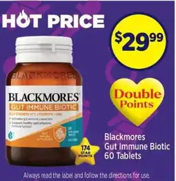 Star Discount Chemist Blackmores Gut Immune Biotic offer
