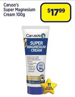 Star Discount Chemist Caruso's Super Magnesium Cream offer
