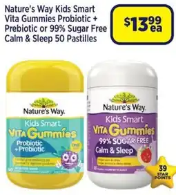 Star Discount Chemist Nature's Way Kids Smart Vita Gummies Probiotic + Prebiotic offer