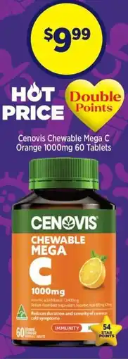 Star Discount Chemist Cenovis Chewable Mega C offer