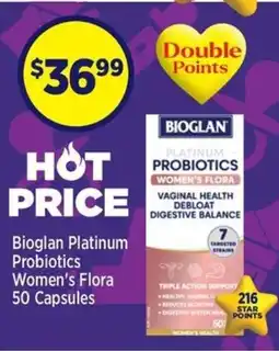 Star Discount Chemist Bioglan Platinum Probiotics Women's Flora offer