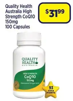 Star Discount Chemist Quality Health Australia High Strength CoQ10 offer