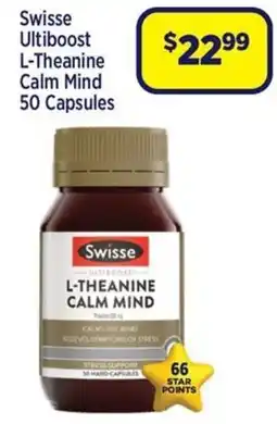 Star Discount Chemist Swisse L-Theanine Calm Mind offer