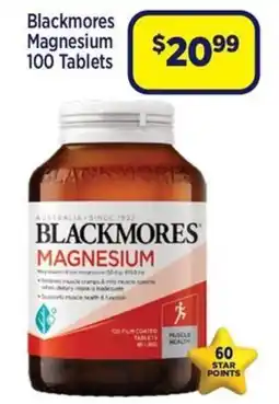 Star Discount Chemist Blackmores Magnesium offer