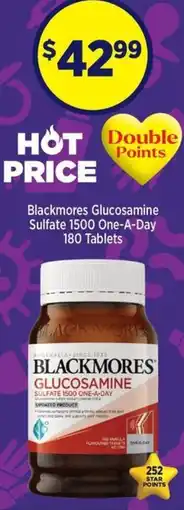 Star Discount Chemist Blackmores Glucosamine Sulfate 1500 One-A-Day offer