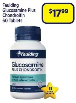 Star Discount Chemist Faulding Glucosamine Plus Chondroitin offer