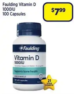 Star Discount Chemist Faulding Vitamin D offer