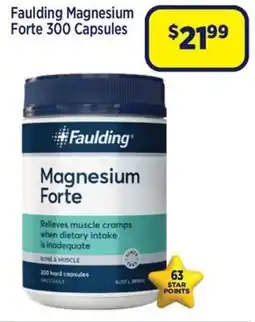 Star Discount Chemist Faulding Magnesium Forte offer