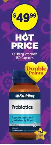 Star Discount Chemist Faulding Probiotics offer