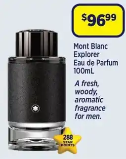 Star Discount Chemist Mont Blanc Explorer Eau de Parfum offer