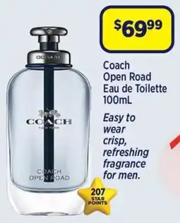 Star Discount Chemist Coach Open Road Eau de Toilette offer