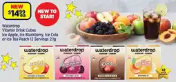 Star Discount Chemist Waterdrop Vitamin Drink Cubes offer