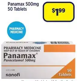 Star Discount Chemist Panamax Paracetamol 500mg offer