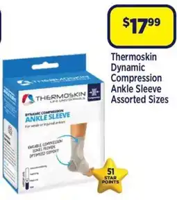 Star Discount Chemist Thermoskin Dynamic Compression Ankle Sleeve Assorted Sizes offer